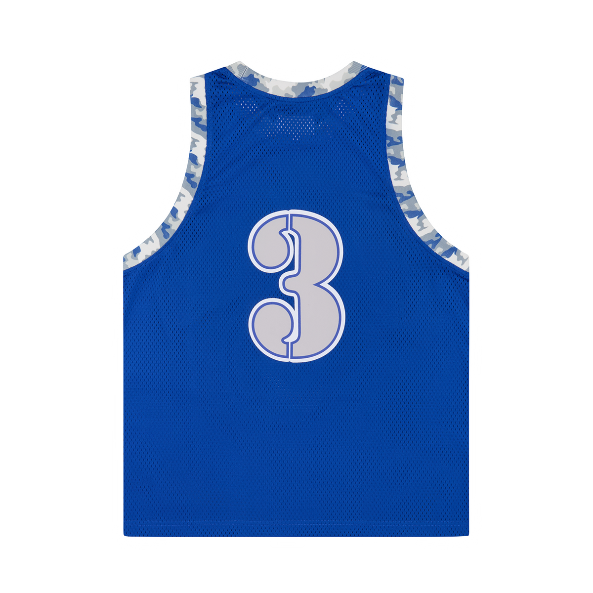 STENCIL CAMO BBALL JERSEY [ROYAL BLUE]