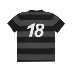STRIPED KNIT JERSEY [BLACK]