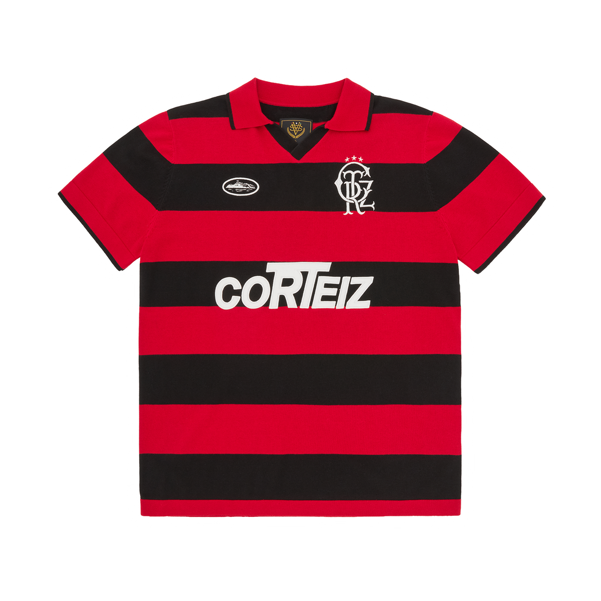 STRIPED KNIT JERSEY [RED]