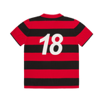 STRIPED KNIT JERSEY [RED]