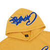 SATIN C STAR APPLIQUE HOODIE [MUSTARD]