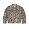SNAKESKIN DENIM WORKWEAR  JACKET [BLACK/BEIGE]