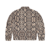 SNAKESKIN DENIM WORKWEAR  JACKET [BLACK/BEIGE]
