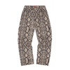 SNAKESKIN DENIM WORKWEAR PANT [BLACK/BEIGE]