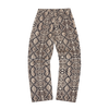 SNAKESKIN DENIM WORKWEAR PANT [BLACK/BEIGE]