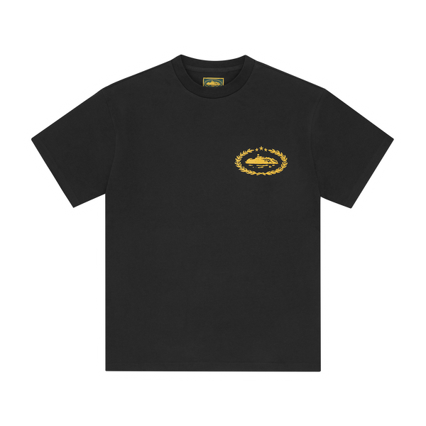 ROYALE HEAVYWEIGHT TEE [BLACK / YELLOW]