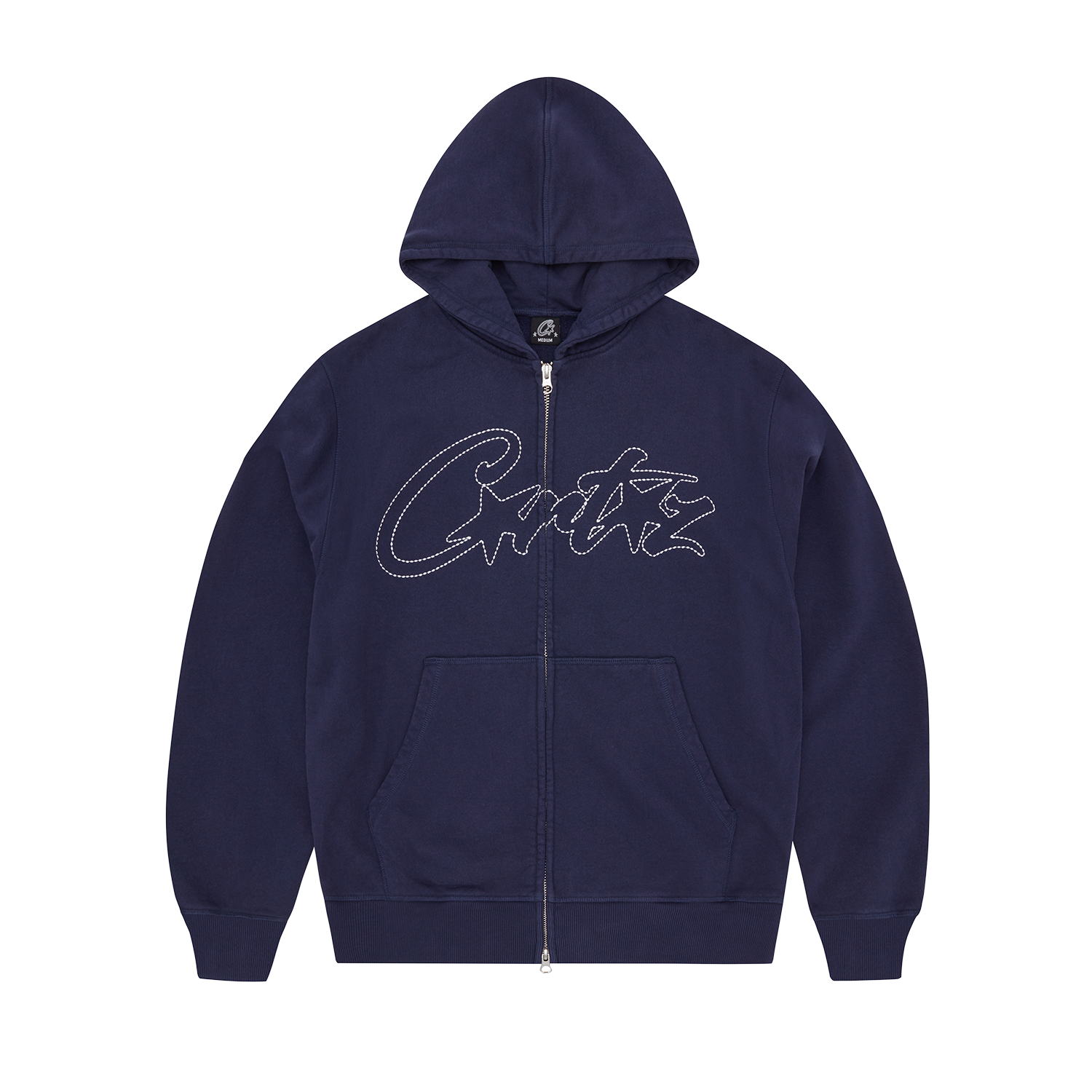 THICK STITCH ALLSTARZ ZIP HOODIE [NAVY] – CRTZRTW