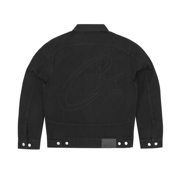 C-STAR STITCH-DOWN DENIM JACKET [TRIPLE BLACK] – CRTZRTW