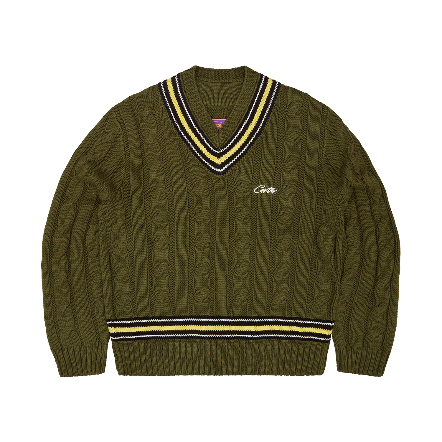 WIMBLEDON KNIT SWEATER [KHAKI]