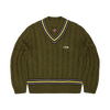 WIMBLEDON KNIT SWEATER [KHAKI]