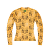 WOMENS TIGER MESH LONGSLEEVE [YELLOW]