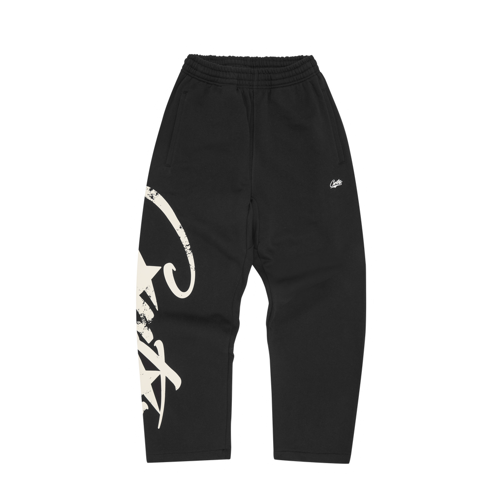 WOOSH OPEN HEM SWEATPANT [BLACK]