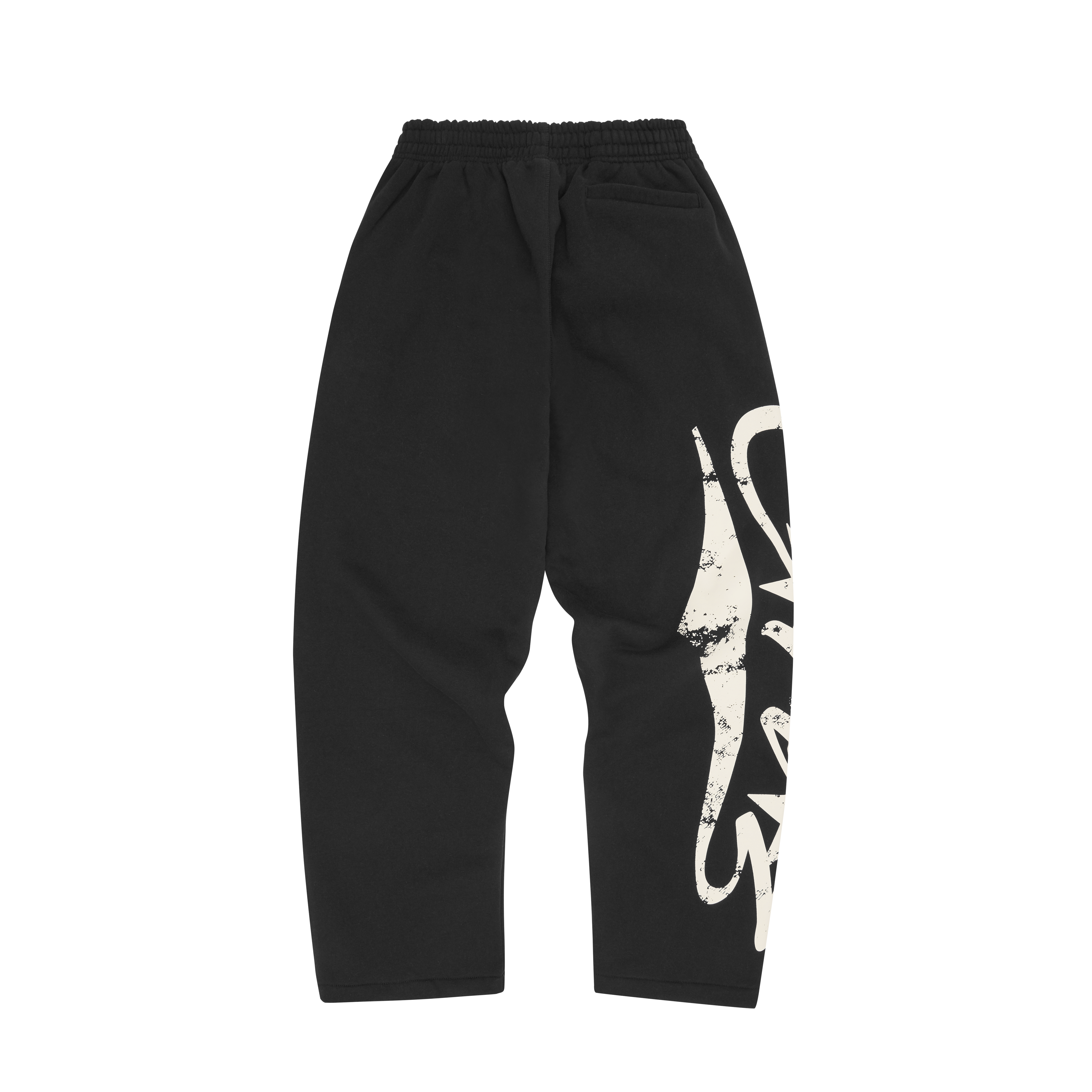 WOOSH OPEN HEM SWEATPANT [BLACK]