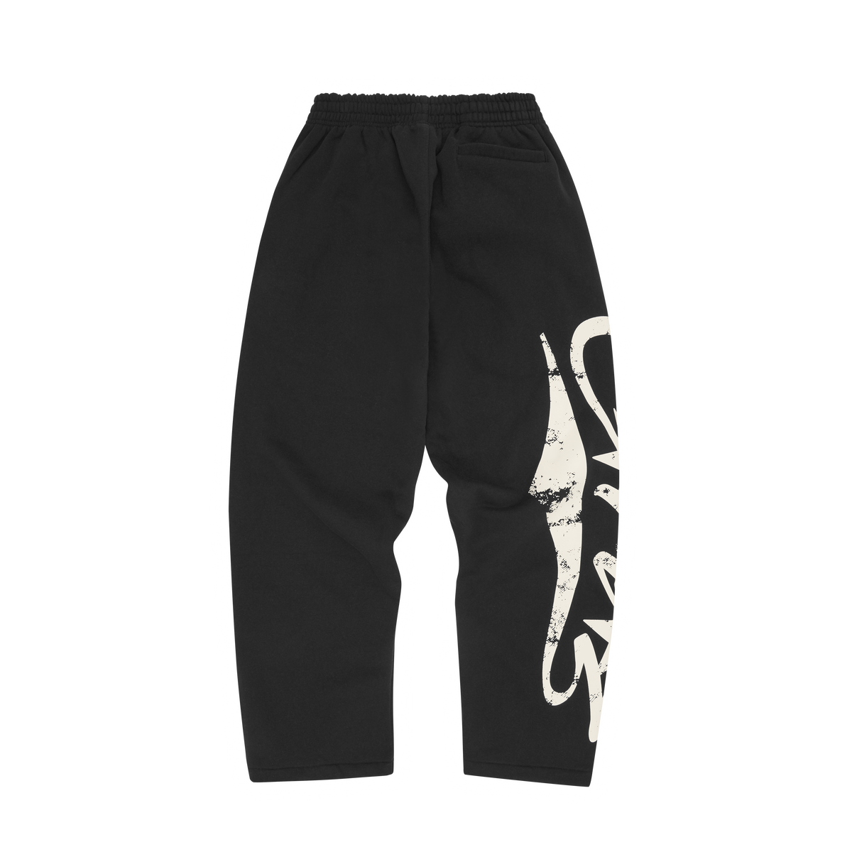 WOOSH OPEN HEM SWEATPANT [BLACK]