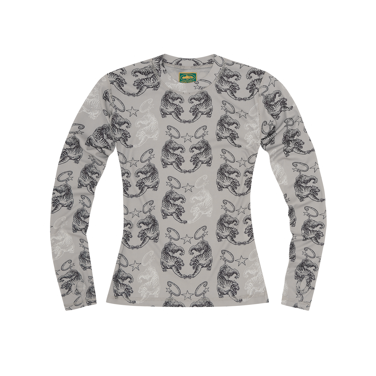 WOMENS TIGER MESH LONGSLEEVE [GREY]