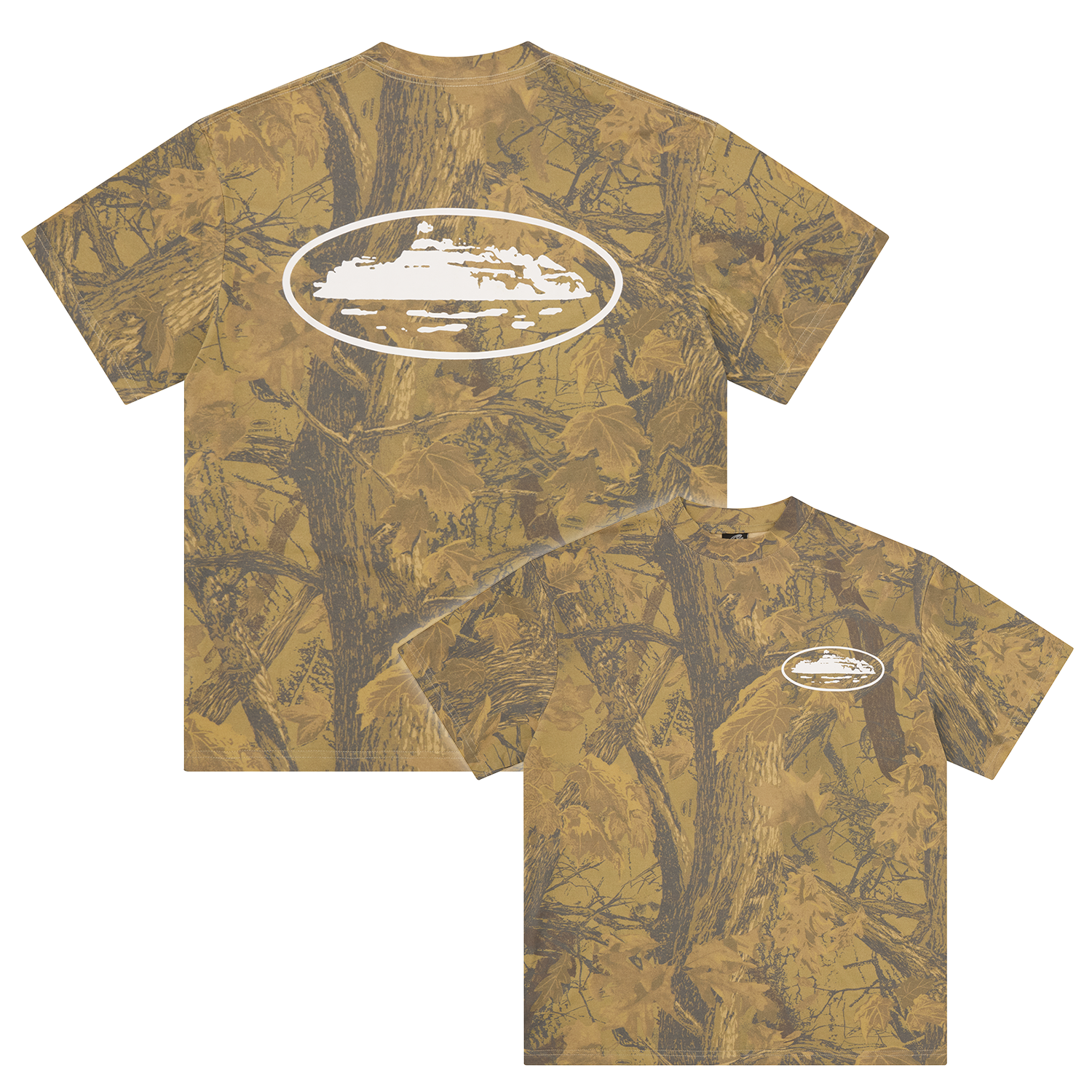 ISLAND PUFF PRINT TEE [FOREST CAMO]