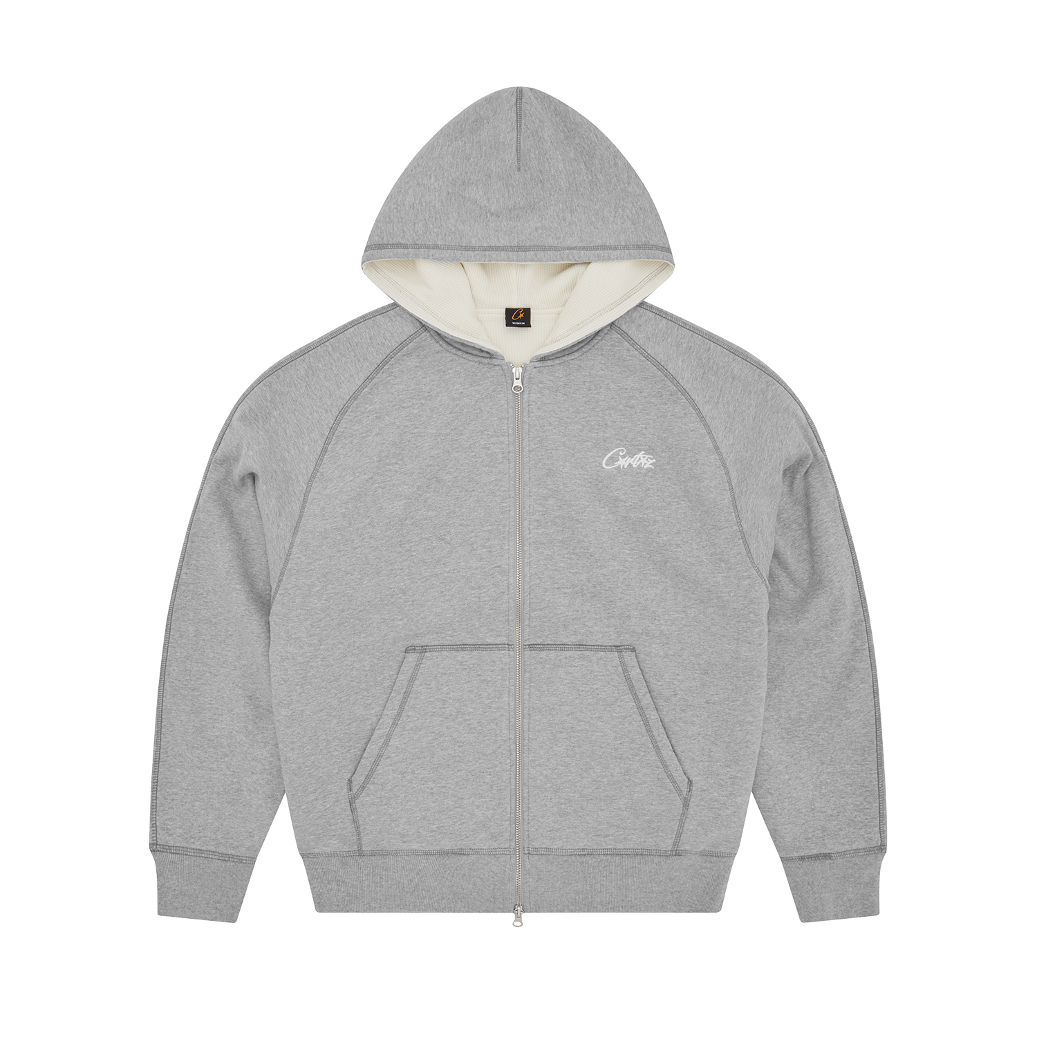 HMP THERMAL ZIP HOODIE [HEATHER GREY]