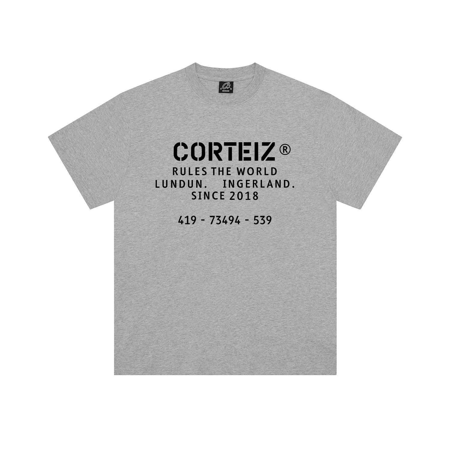 OG STENCIL TEE [GREY]