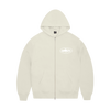 ISLAND PUFF PRINT ZIP HOODIE [OFF WHITE]