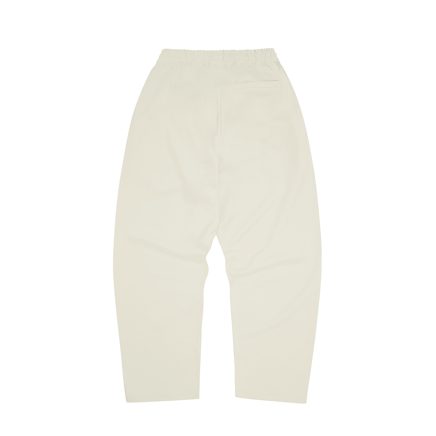 ISLAND PUFF PRINT OPEN HEM SWEATPANT [OFF WHITE]