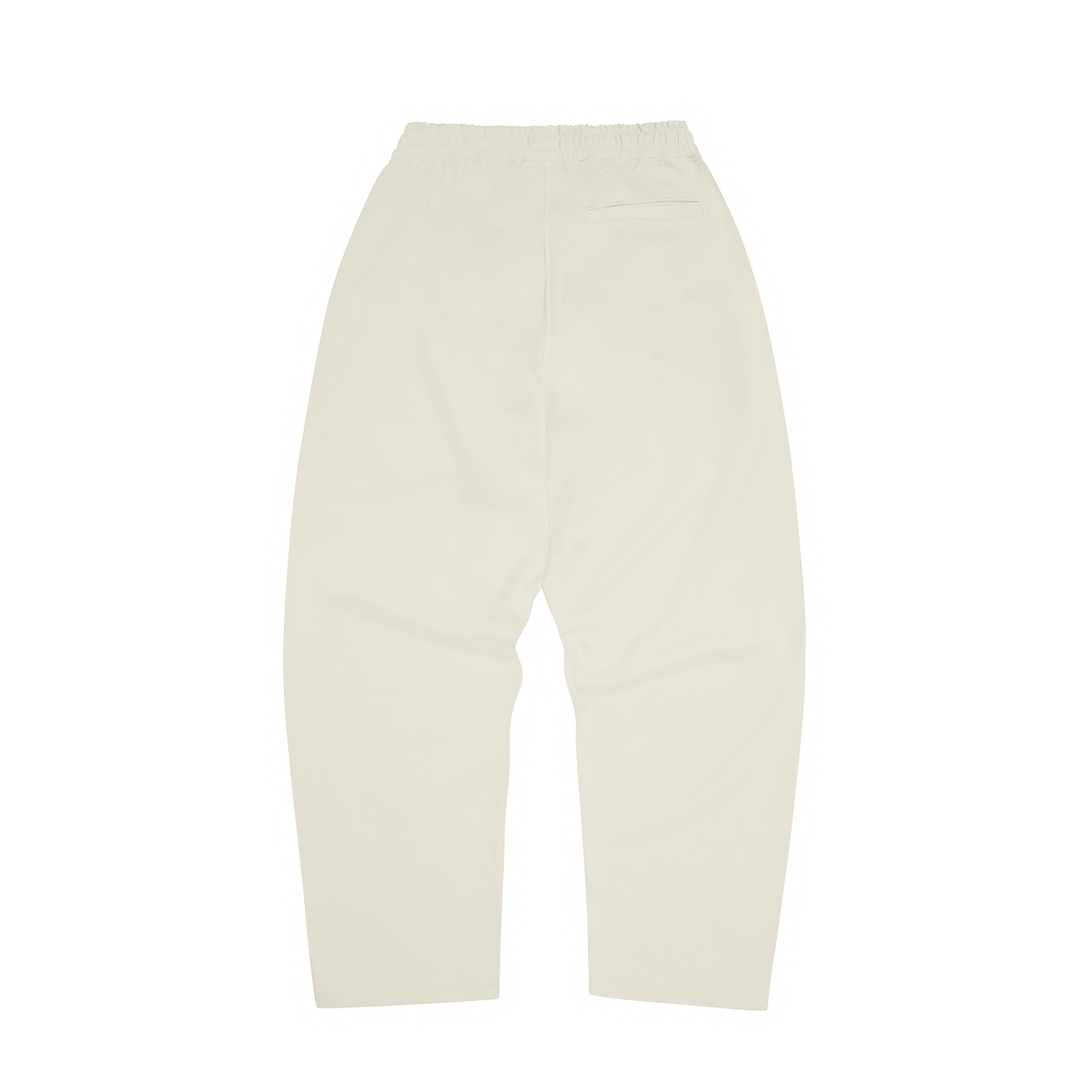 ISLAND PUFF PRINT OPEN HEM SWEATPANT [OFF WHITE]