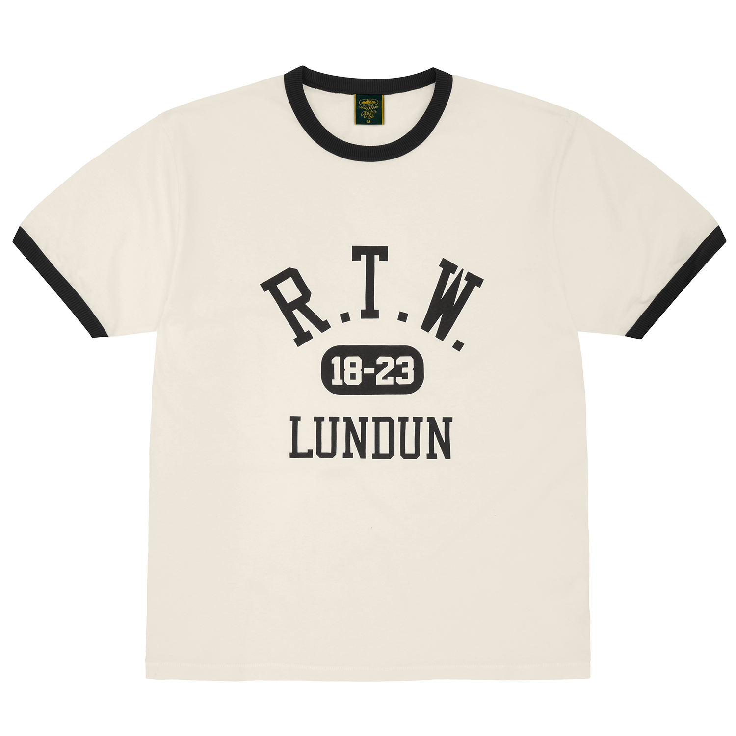 COLLEGE RINGER T-SHIRT [OFF WHITE]