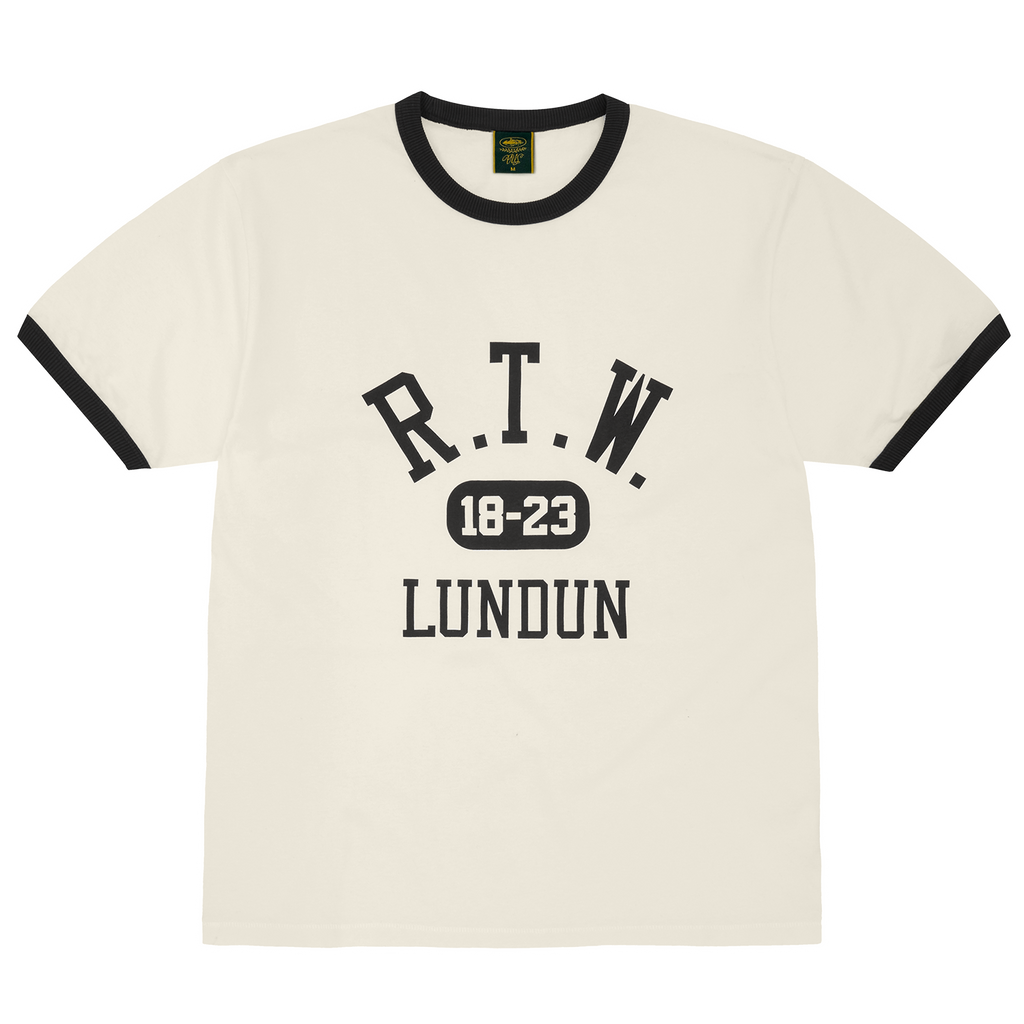 COLLEGE RINGER T-SHIRT [OFF WHITE]