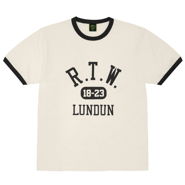 COLLEGE RINGER T-SHIRT [OFF WHITE]
