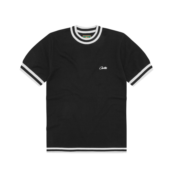 DEALA KNIT TEE [BLACK]