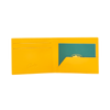 LEATHER CARD HOLDA [YELLOW]
