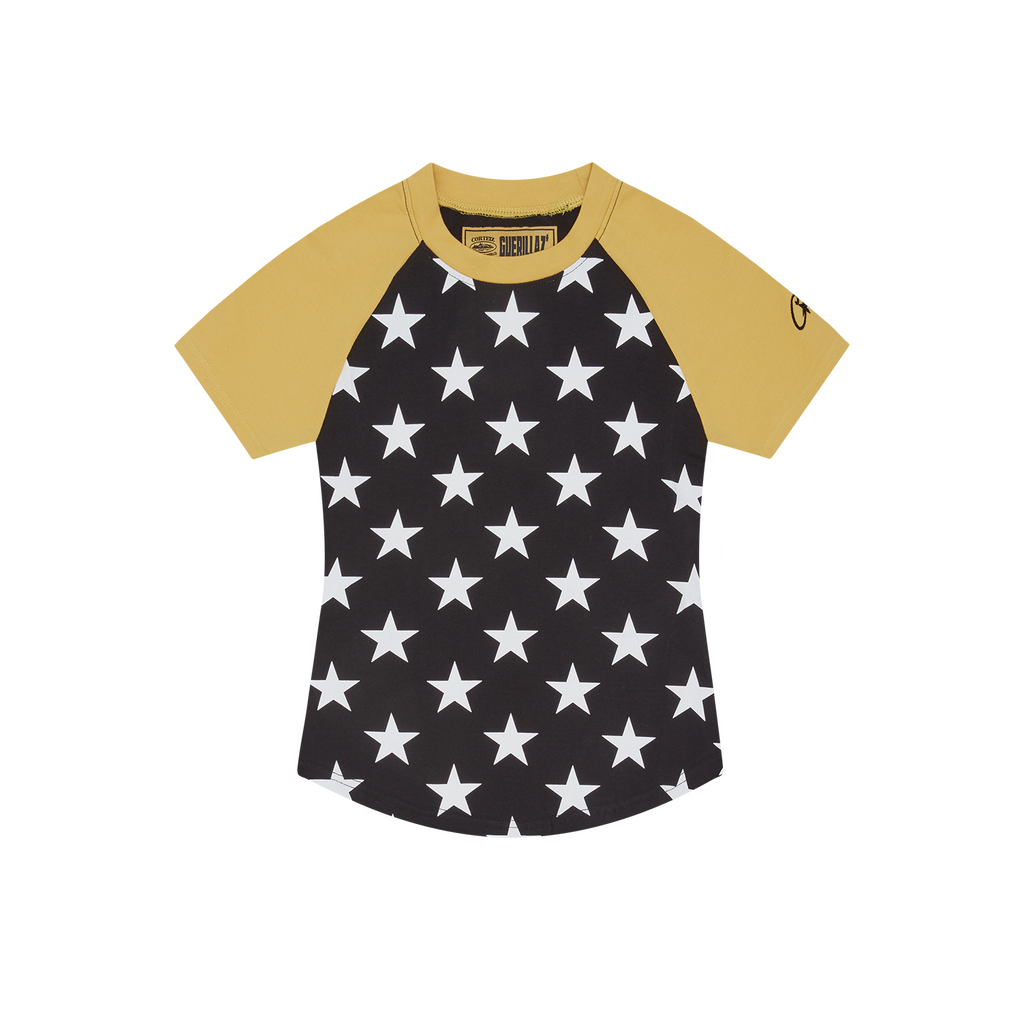 STAR BABY TOP [BLACK & YELLOW]