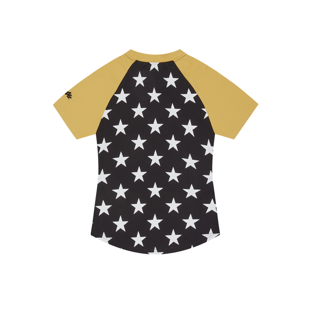 STAR BABY TOP [BLACK & YELLOW]