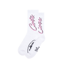 ALLSTARZ SOCKS [WHITE & PINK]