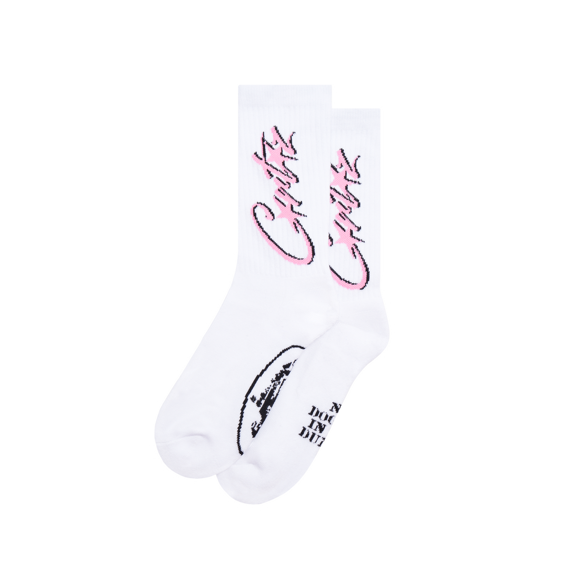 ALLSTARZ SOCKS [WHITE & PINK]