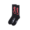 ALLSTARZ SOCKS [BLACK & RED]