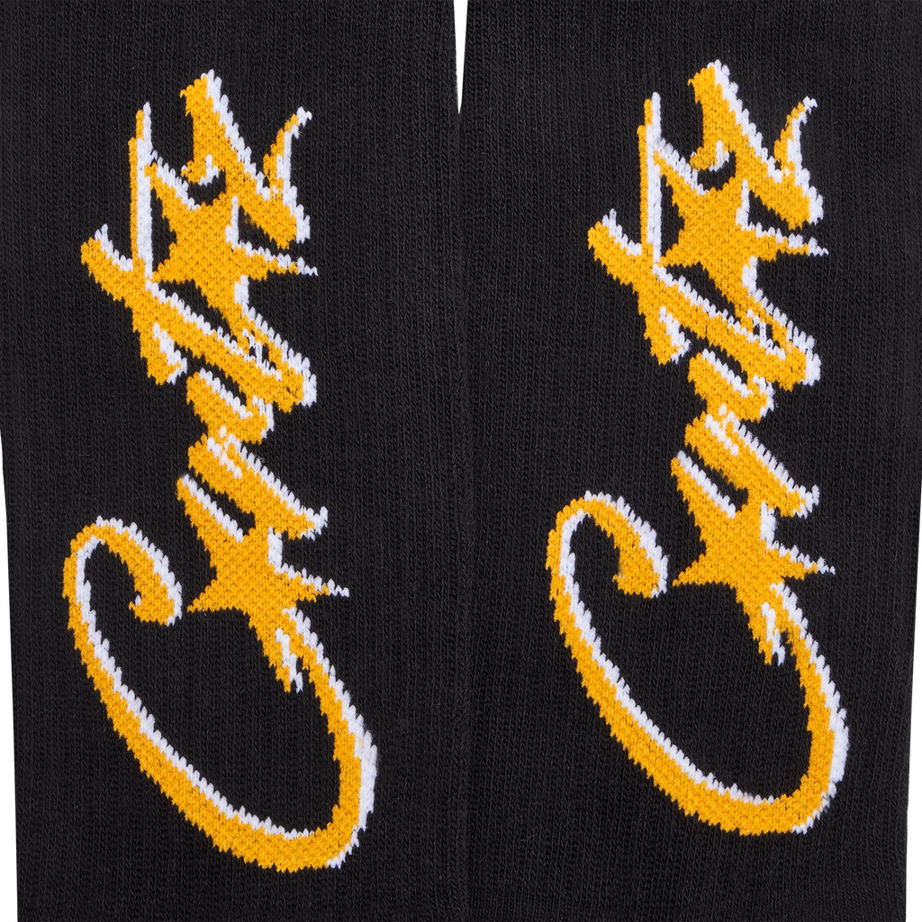 ALLSTARZ SOCKS [BLACK & YELLOW] – CRTZRTW