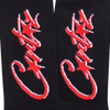 ALLSTARZ SOCKS [BLACK & RED]